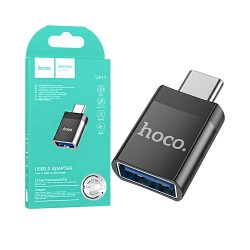 Hoco UA17 OTG Adaptor for Type-c to USB 3.0 Black Hoco UA17 OTG Adaptor for Type-c to USB 3.0 Black